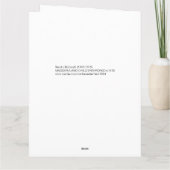 Botticelli (1445-1510) Madonna & Child Enthroned Dankeskarte (Rückseite)