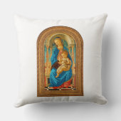 Botticelli (1445-1510) Madonna & Child Enthroned Kissen (Rückseite)