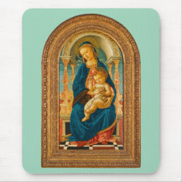 Botticelli (1445-1510) Madonna & Child Enthroned Mousepad