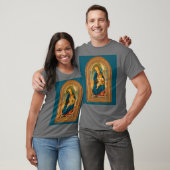 Botticelli (1445-1510) Madonna & Child Enthroned T-Shirt (Unisex)
