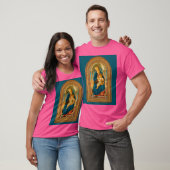 Botticelli (1445-1510) Madonna & Child Enthroned T-Shirt (Unisex)