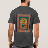 Botticelli (1445-1510) Madonna & Child Enthroned T-Shirt (Rückseite)
