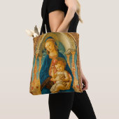 Botticelli (1445-1510) Madonna & Child Enthroned Tasche (Von Nahem)