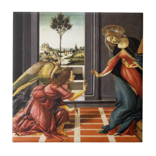 Botticelli Annunciation Tile Fliese