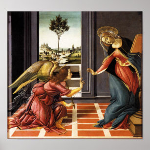 Botticelli-Annunziationspopster Poster