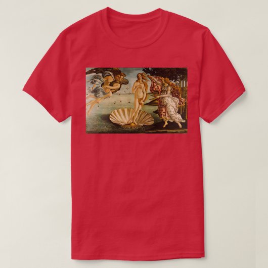 Botticelli Birth of Venus 4 T-Shirt (Design vorne)