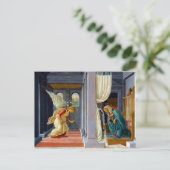 Botticelli Die Ankündigung Postkarte (Stehend Vorderseite)