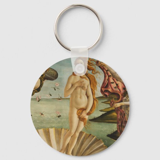 Botticelli Die Geburt der Schlüsselkette der Venus Schlüsselanhänger (Vorderseite)