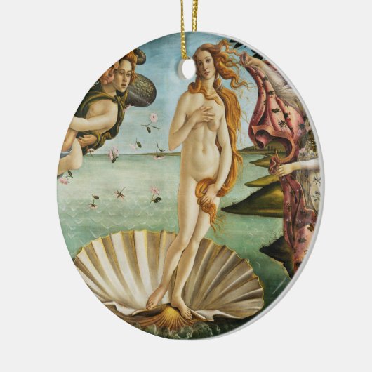 BOTTICELLI - Die Geburt der Venus 1483 Keramikornament (Links)