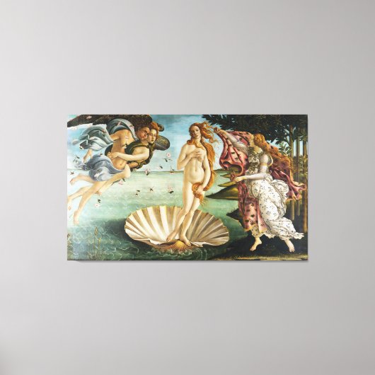 BOTTICELLI - Die Geburt der Venus 1483 Leinwanddruck (Vorderseite)