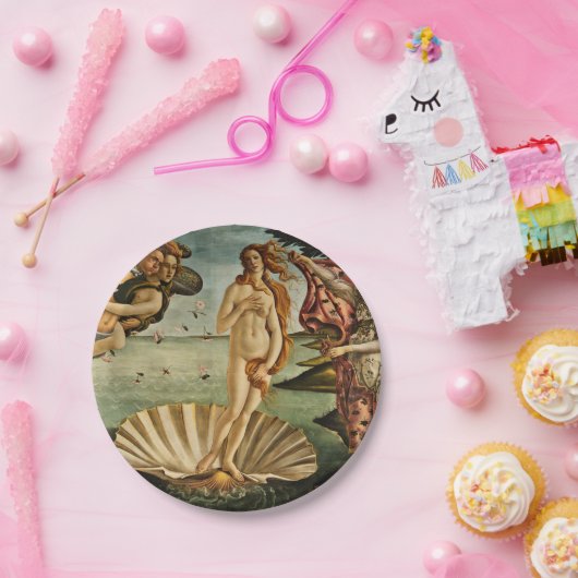 Botticelli - die Geburt der Venus Pappteller (Party)