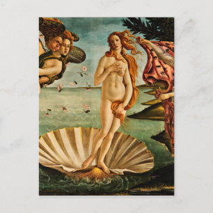 Botticelli - die Geburt der Venus Postkarte