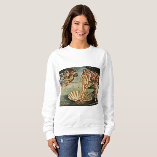 Botticelli - die Geburt der Venus Sweatshirt (Vorne ganz)