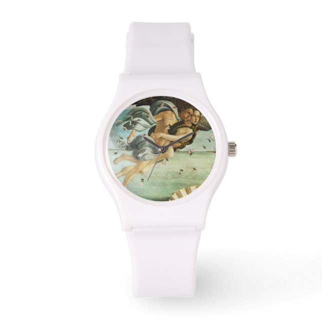 Botticelli "Die Geburt der Venus - Zephyr & Chlor" Armbanduhr (Vorderseite)