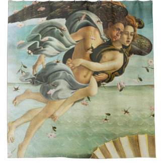 Botticelli "Die Geburt der Venus - Zephyr & Chlor" Duschvorhang