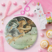 Botticelli "Die Geburt der Venus - Zephyr & Chlor" Pappteller (Party)