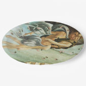 Botticelli "Die Geburt der Venus - Zephyr & Chlor" Pappteller (Schrägansicht)