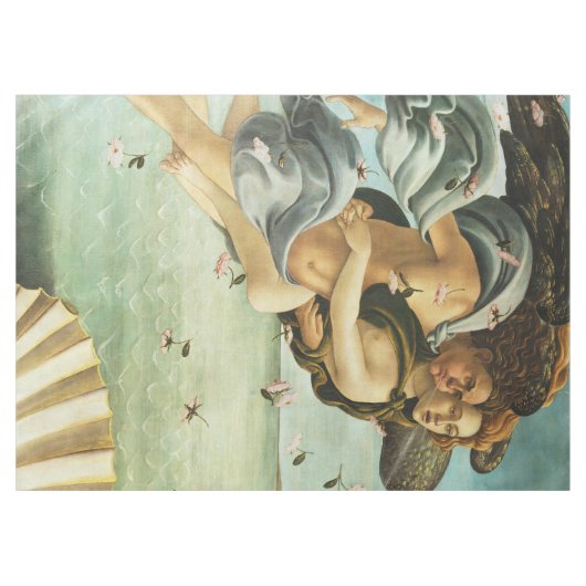 Botticelli "Die Geburt der Venus - Zephyr & Chlor" Tischdecke (Vorderseite (Horizontal))
