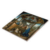 Botticelli - Die Geburt, Fliese (Seite)