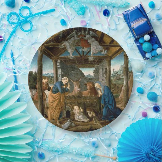 Botticelli - Die Geburt Pappteller (Party)