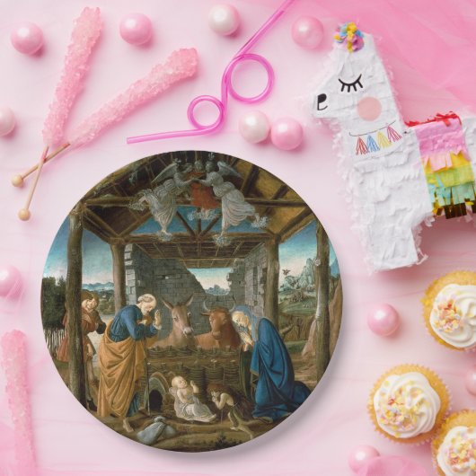 Botticelli - Die Geburt Pappteller (Party)