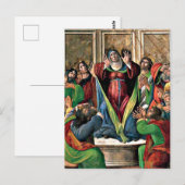 Botticelli - Die Herabkunft des Heiligen Geistes Postkarte (Vorne/Hinten)