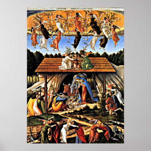 Botticelli - Die mystische Krippe Poster (Vorne)