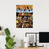 Botticelli - Die mystische Krippe Poster (Heimbüro)