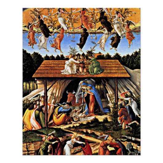 Botticelli - Die mystische Krippe Poster (Vorderseite)