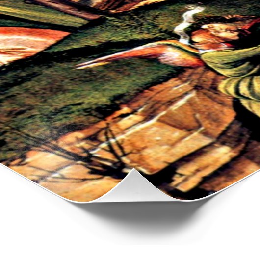 Botticelli - Die mystische Krippe Poster (Ecke)