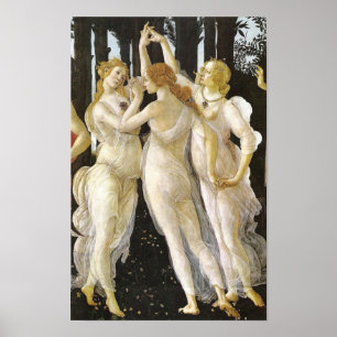 Botticelli Drei Burgen - Weltkulturerbe der Unesco Poster