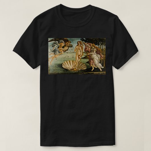Botticelli Geburt der Venus 1483 1485 T-Shirt (Design vorne)