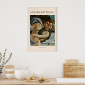 Botticelli Geburt der Venus Detail Zephyr Aura Kun Poster (Küche)