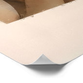 Botticelli Geburt der Venus Gesicht Detail Kunst D Poster (Ecke)