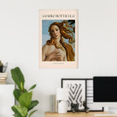 Botticelli Geburt der Venus Gesicht Detail Kunst D Poster (Heimbüro)