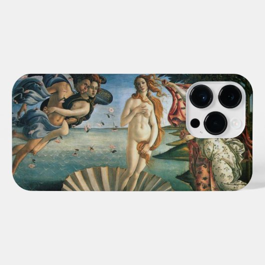 Botticelli Geburt der Venus iPhone Hülle (Rückseite (Horizontal))