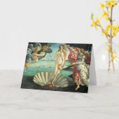 Botticelli - Geburt der Venus Karte (Gelbe Blume)