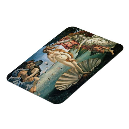 Botticelli Geburt der Venus Magnet (Linke Seite)