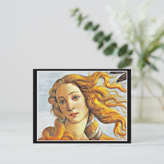 Botticelli, Geburt der Venus-Malerkarte Postkarte (Stehend Vorderseite)