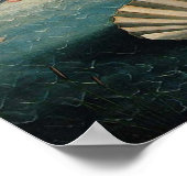 Botticelli Geburt der Venus Poster (Ecke)