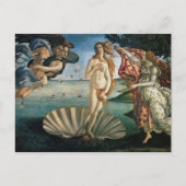 Botticelli Geburt der Venus Postkarte (Vorderseite)