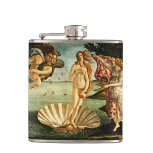 Botticelli Geburt der Venus Renaissance Kunst Gemä Flachmann