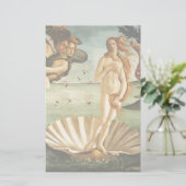 Botticelli Geburt der Venus Renaissance Kunstmaler Briefpapier (Stehend Vorderseite)