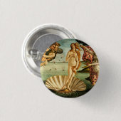 Botticelli Geburt der Venus Renaissance Kunstmaler Button (Vorne & Hinten)