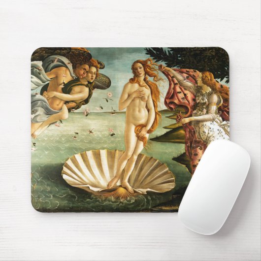 Botticelli Geburt der Venus Renaissance Kunstmaler Mousepad (Mit Mouse)
