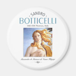 Botticelli Geburt von Venusmalerei und Maler Bio Magnet
