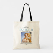 Botticelli Geburt von Venusmalerei und Maler Bio Tragetasche (Rückseite)