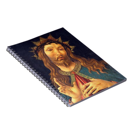 Botticelli Jesus Christ Crown Thorns Lent Oaster Notizblock (Rechte Seite)