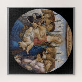 Botticelli Jungfrau, Jesus und Engel Christliche K Puzzle (Horizontal)