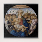 Botticelli Jungfrau, Jesus und Engel Christliche K Puzzle (Vertikal)